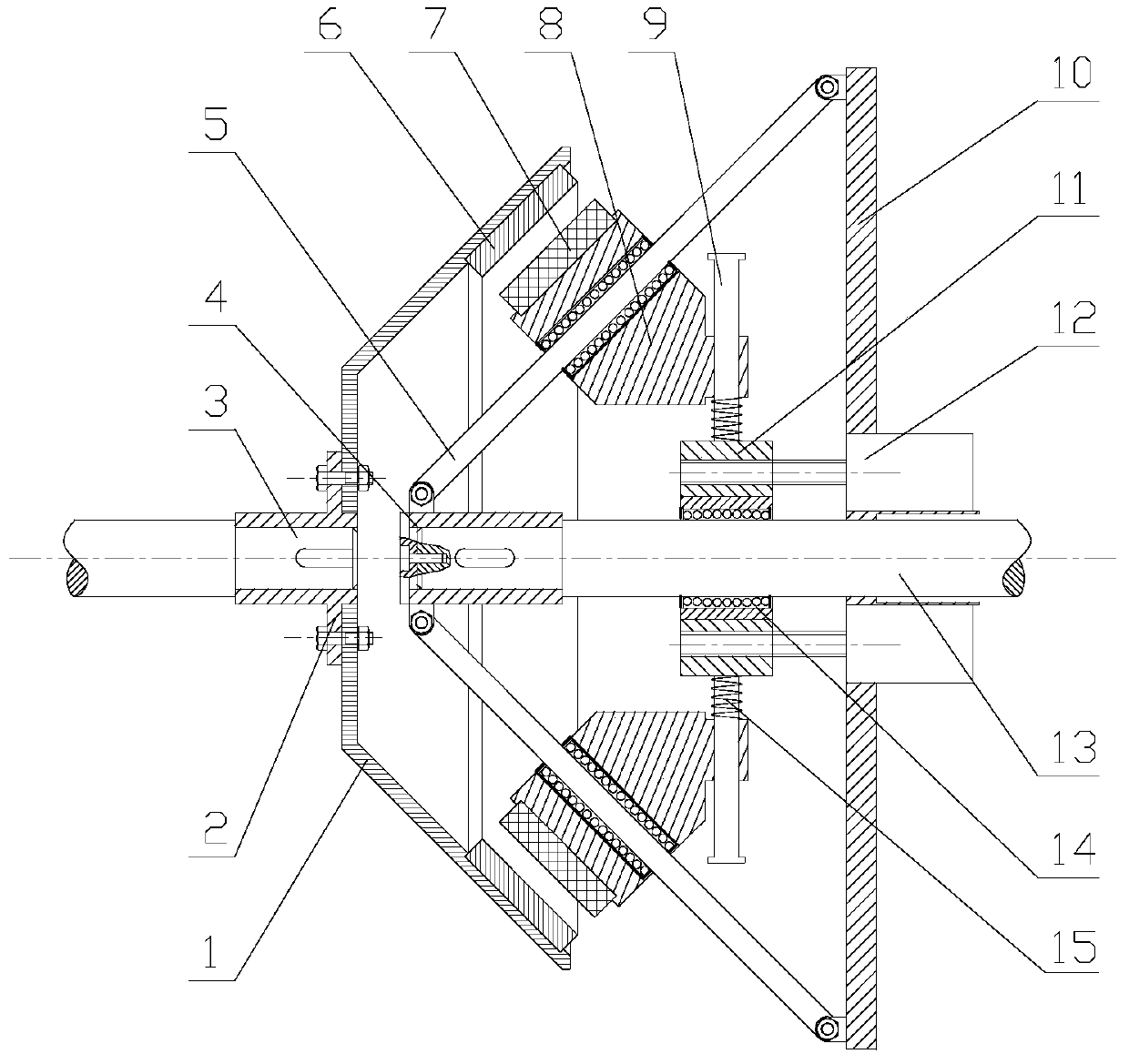 Speed-adjustable magnetic coupler of guiding rail sliding block type