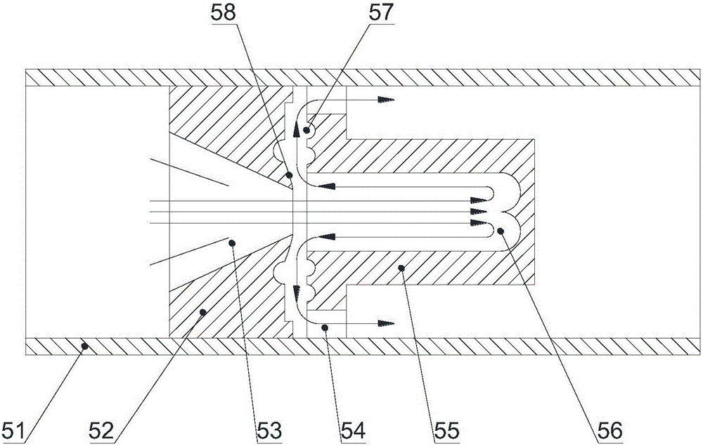 Nano epoxy high hydrogen bubble water as well as preparation device and preparation method thereof