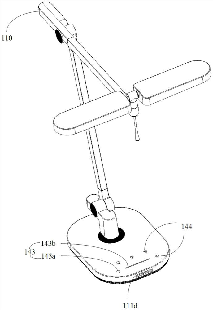 Intelligent table lamp control method and system, and intelligent table lamp