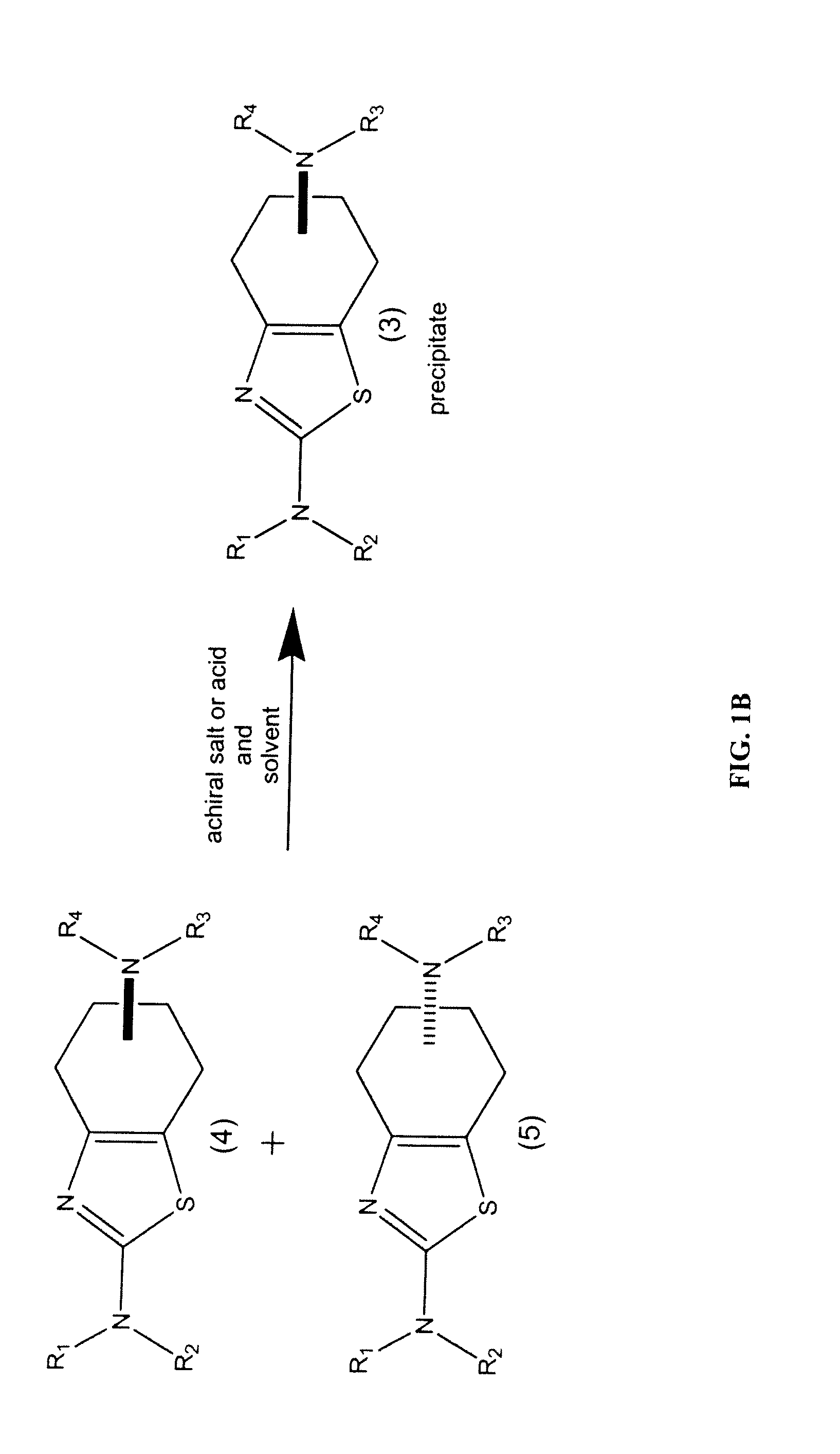 Synthesis of chirally purified substituted benzothiazole diamines