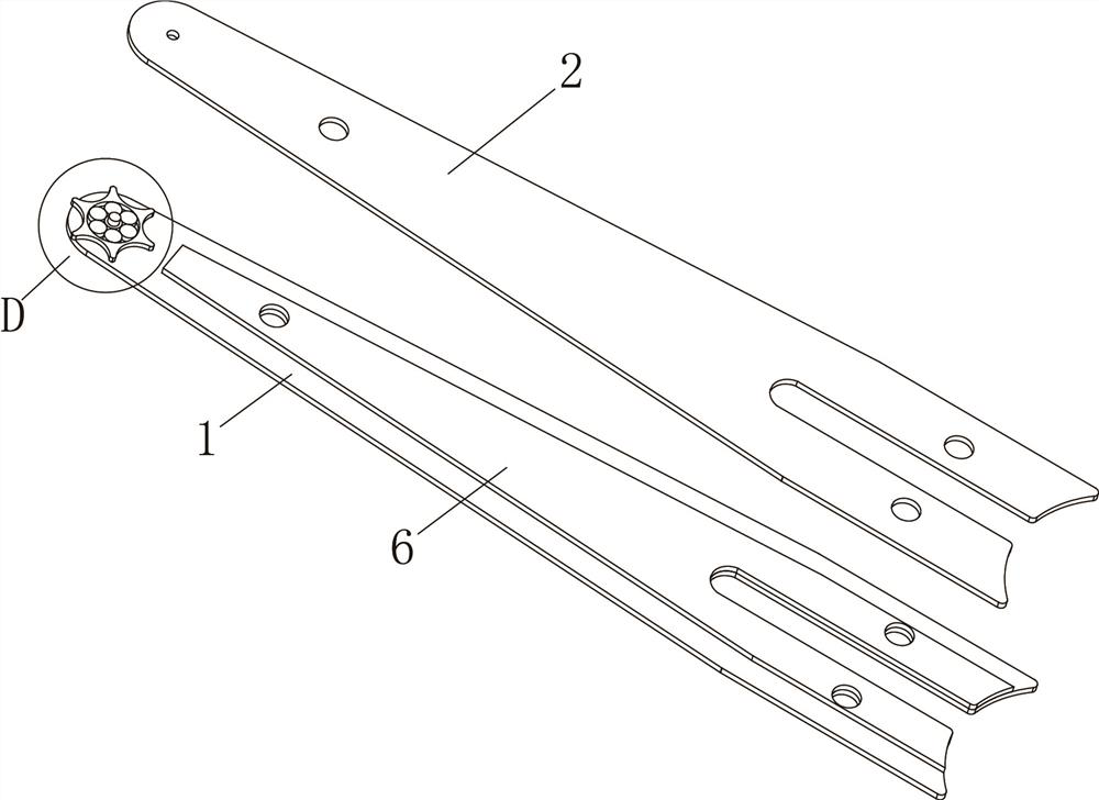 Chain saw guide plate structure