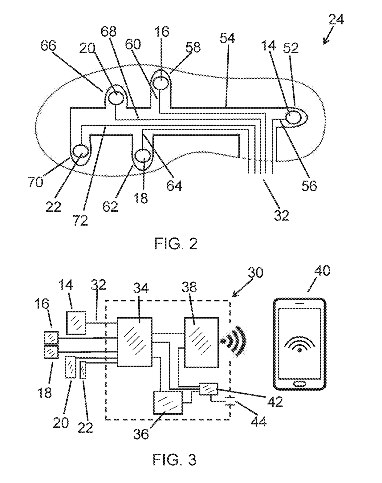 Passive five sensor insole real-time feedback device