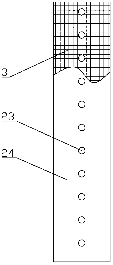 Antibiotic bone cement prefabricated mesh plate, antibiotic bone cement steel plate and manufacturing frame of steel plate