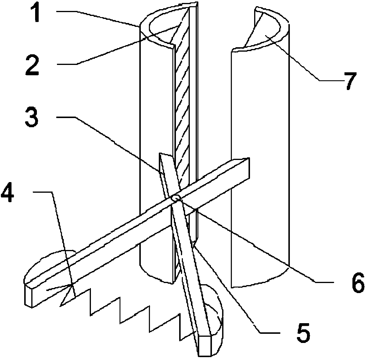 Ganoderma lucidum picking device