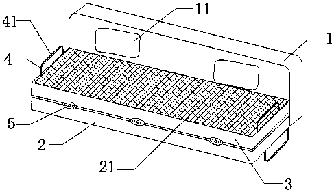 Multifunctional spring sofa bed