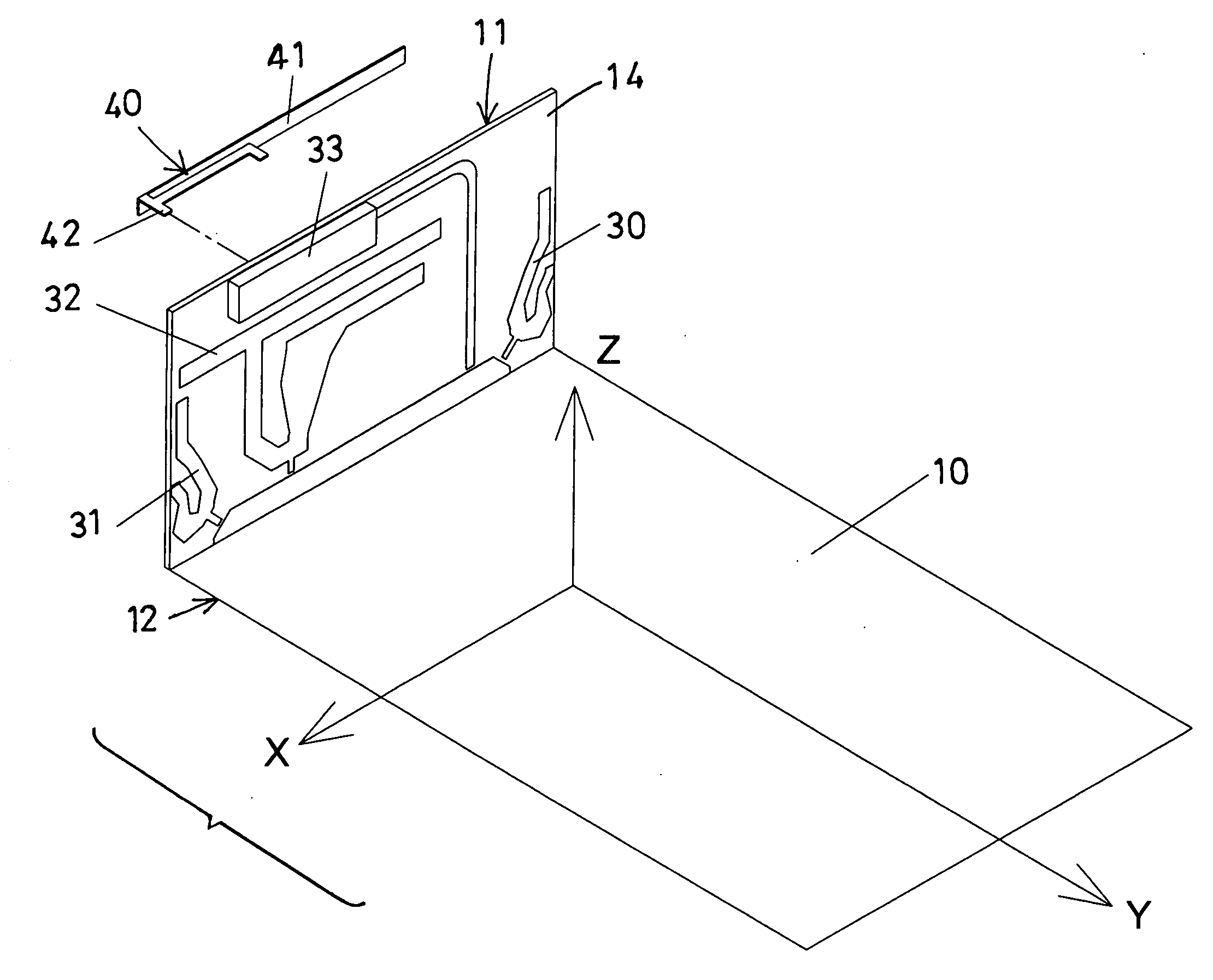 Multiple frequency antenna assembly