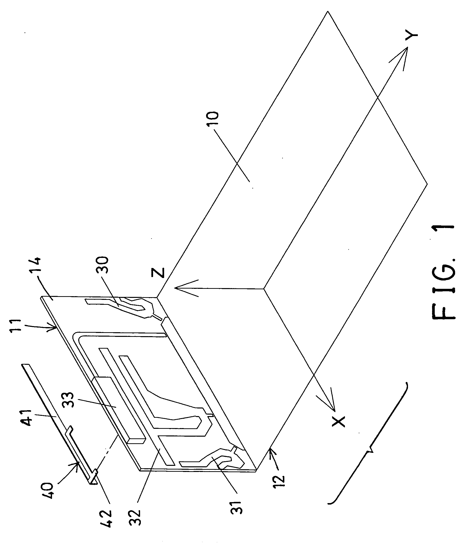 Multiple frequency antenna assembly