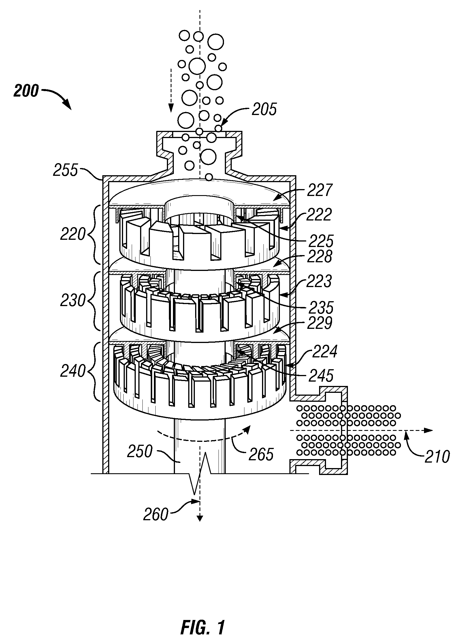 High shear process for the production of acetaldehyde