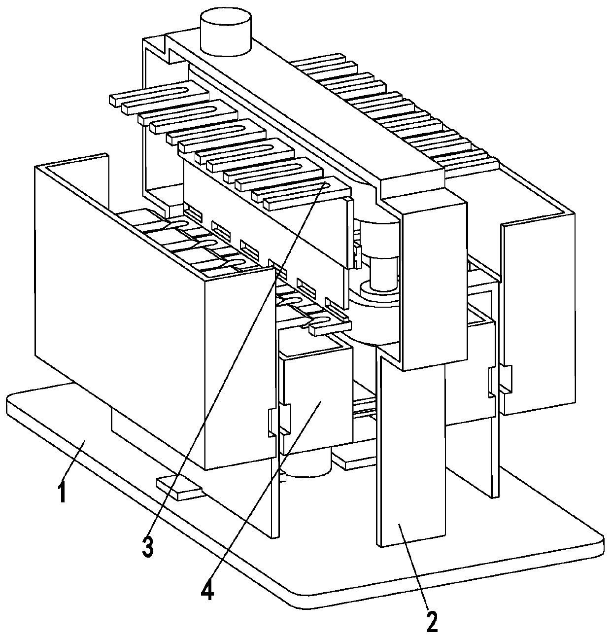 A device for collecting and processing venous blood collection needles