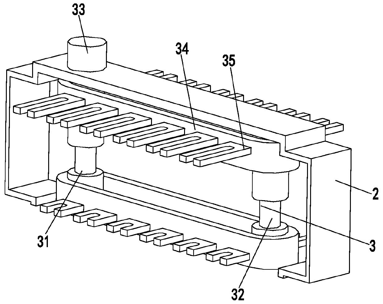 A device for collecting and processing venous blood collection needles