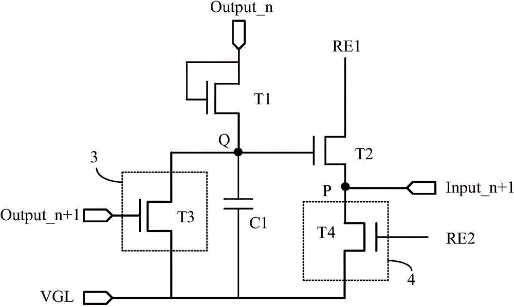 Grid driving circuit, touch display device and touch display driving method