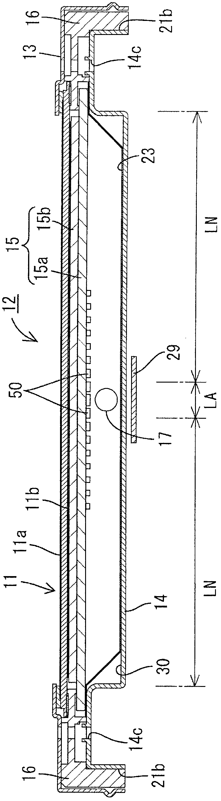 Lighting device, display device, and television receiver