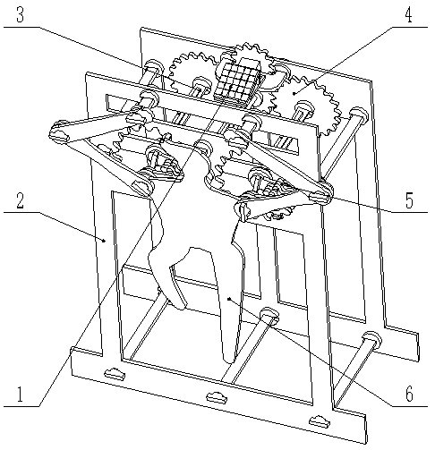 Jigsaw pull-up toy device with different types of form change