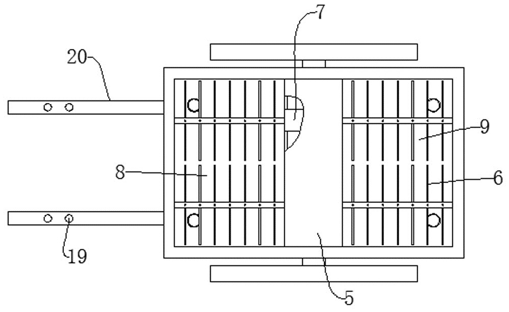 A retractable fertilization and watering device for grape planting