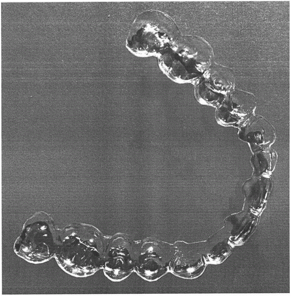 Direct manufacture of orthodontic aligner