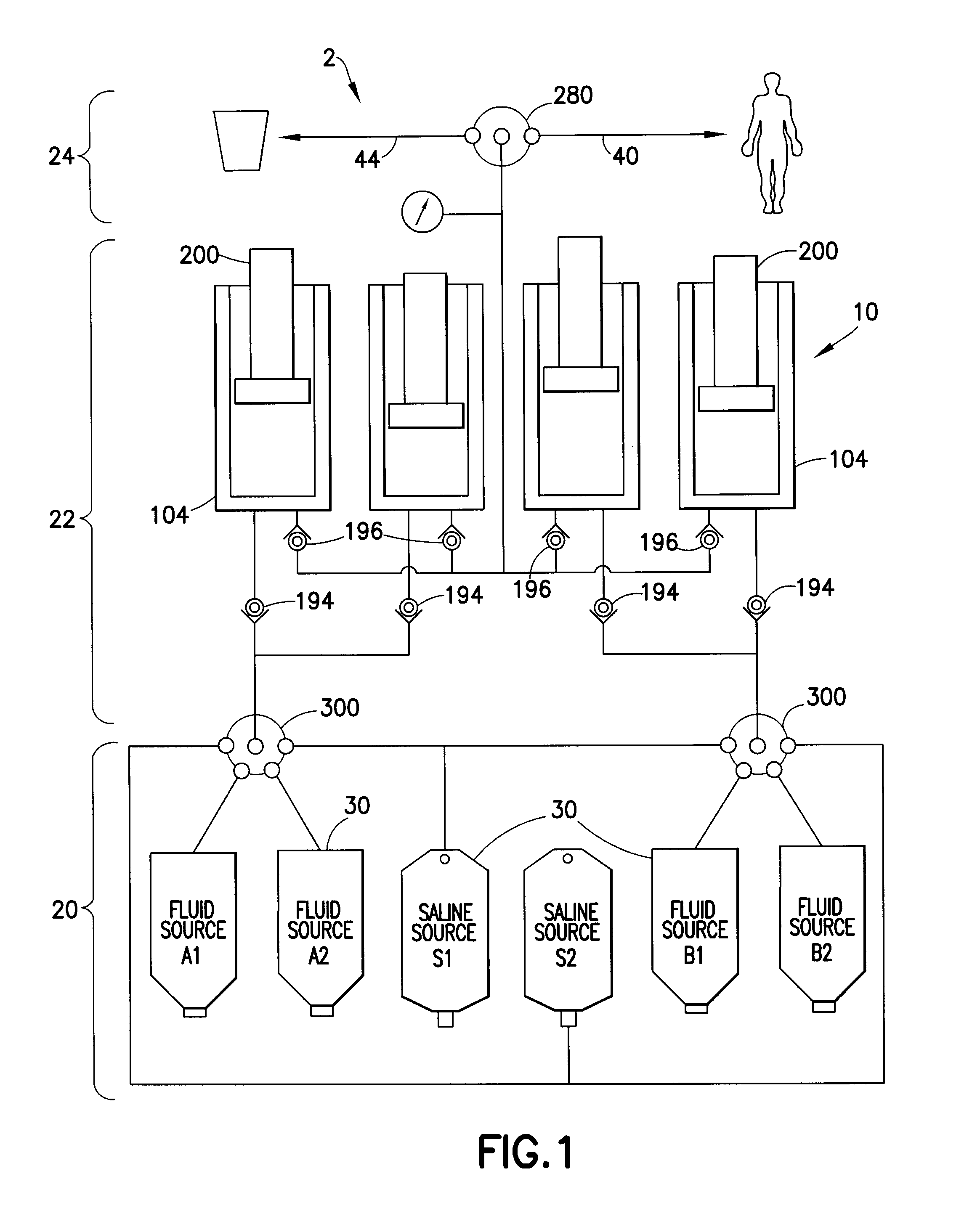 Continuous Multi-Fluid Delivery System and Method