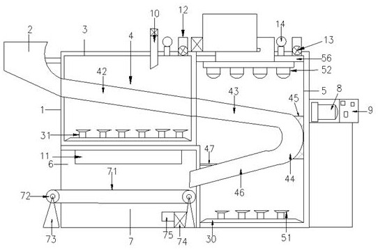 A steam device for medical disinfection and its use method