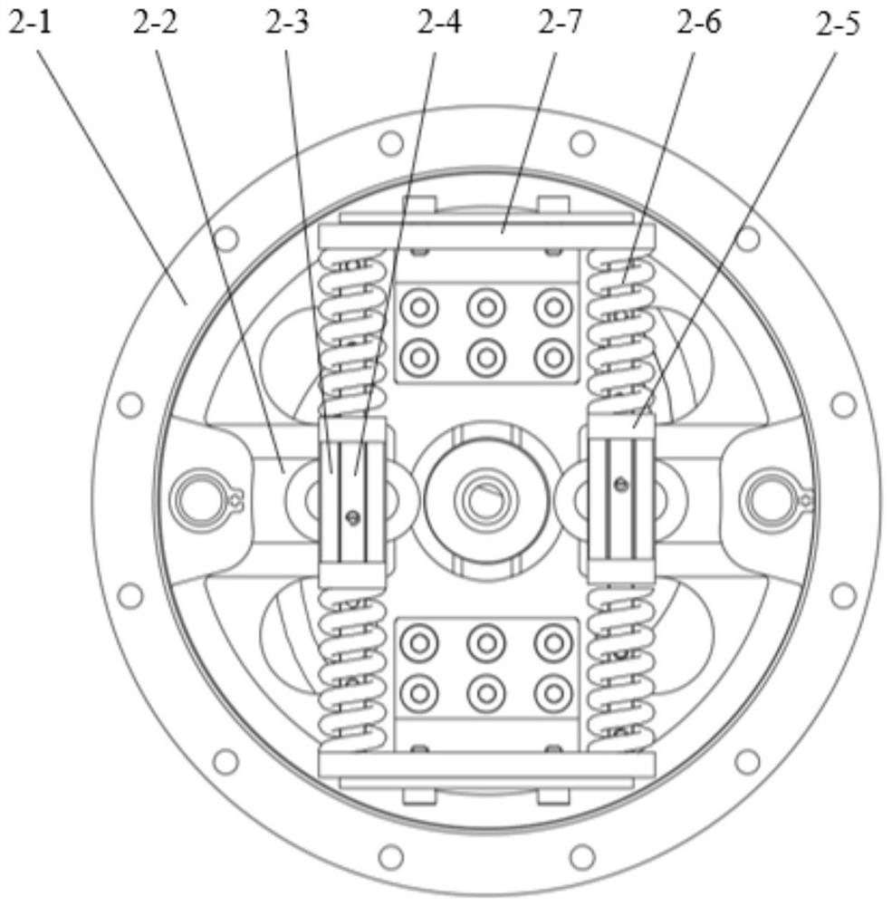 Symmetrical type variable-pivot rigidity regulating module capable of realizing full-range rigidity regulation