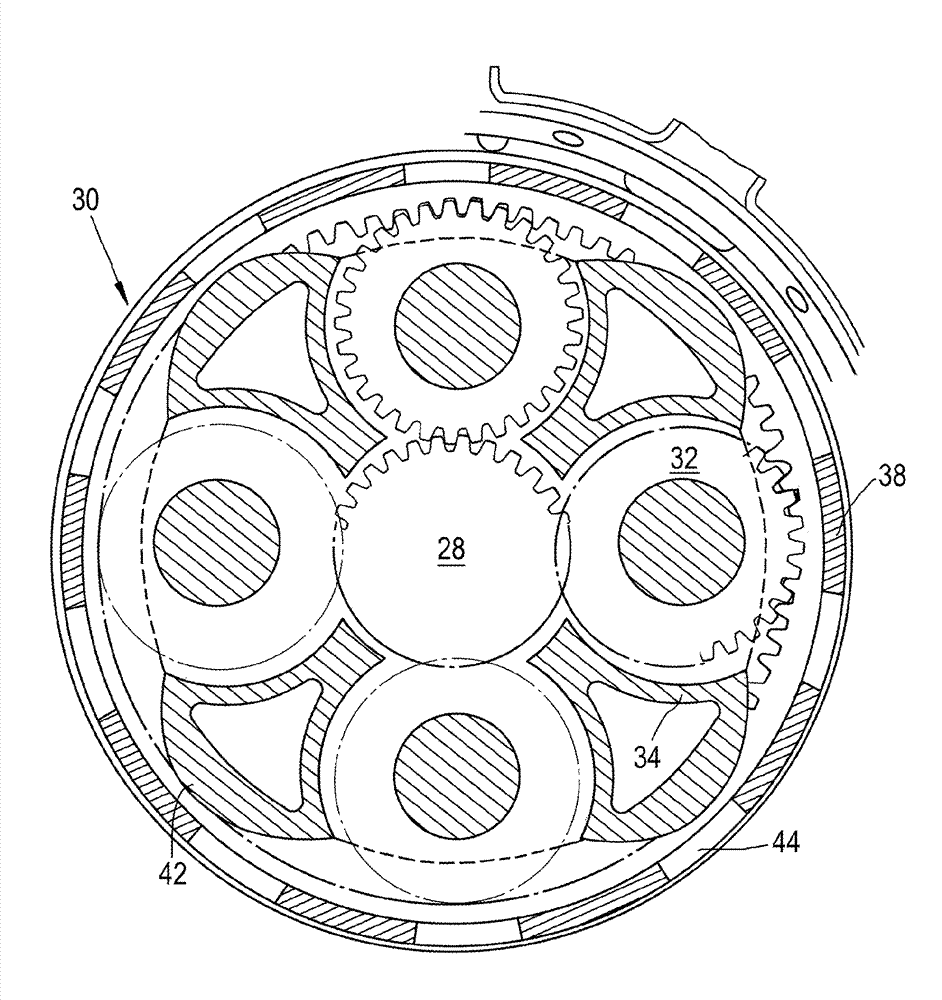 Oil scavenge arrangement