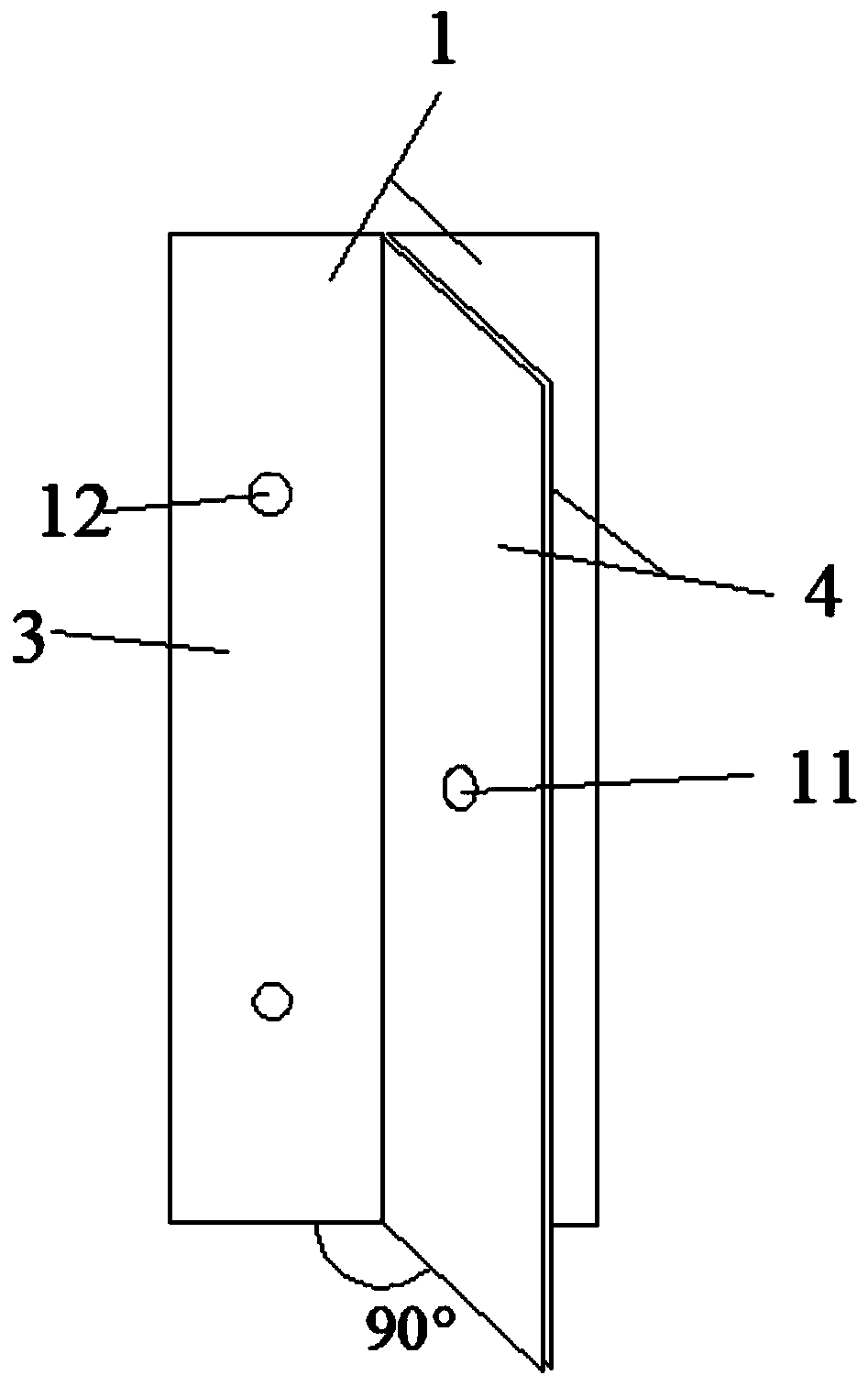 Steel angel set, steel channel set for splicing of timber formwork, and construction method