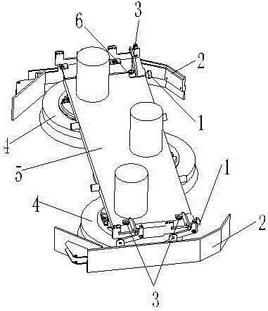 A quick detachable disc brush device