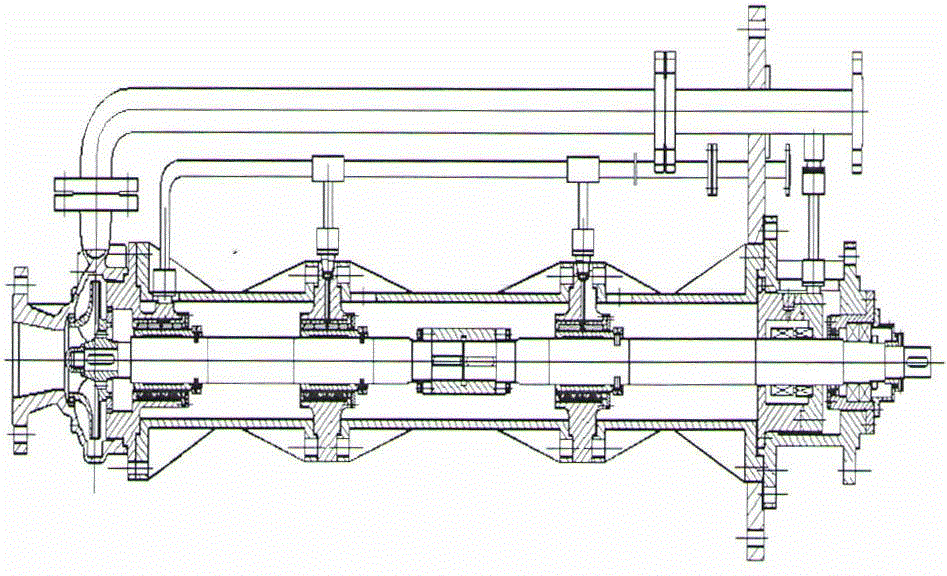 Magnetic drive submerged pump