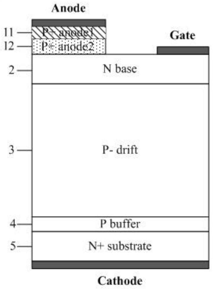 Novel SiC GTO device with double base regions and double emitter regions