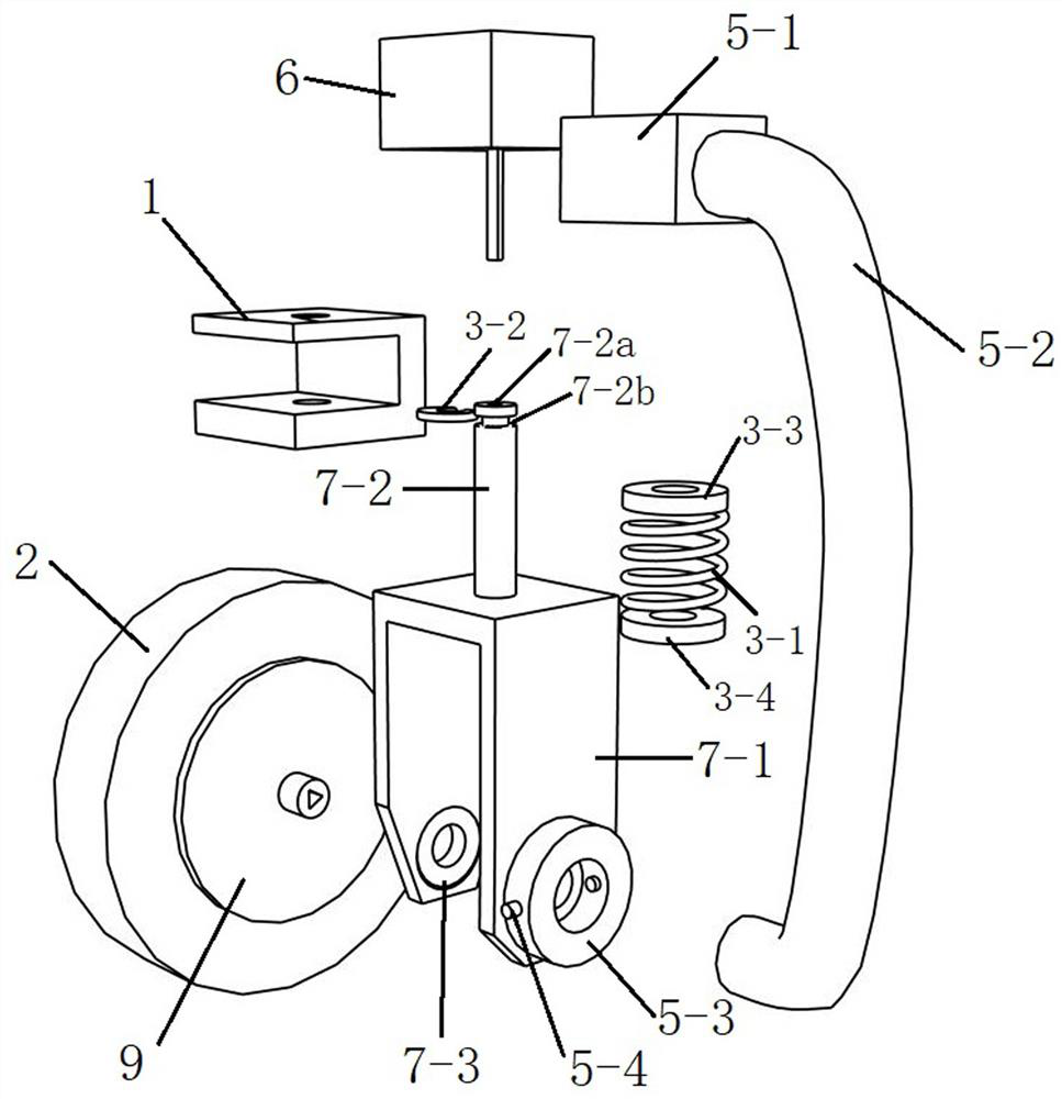 A flexible shock-absorbing smart car wheel module