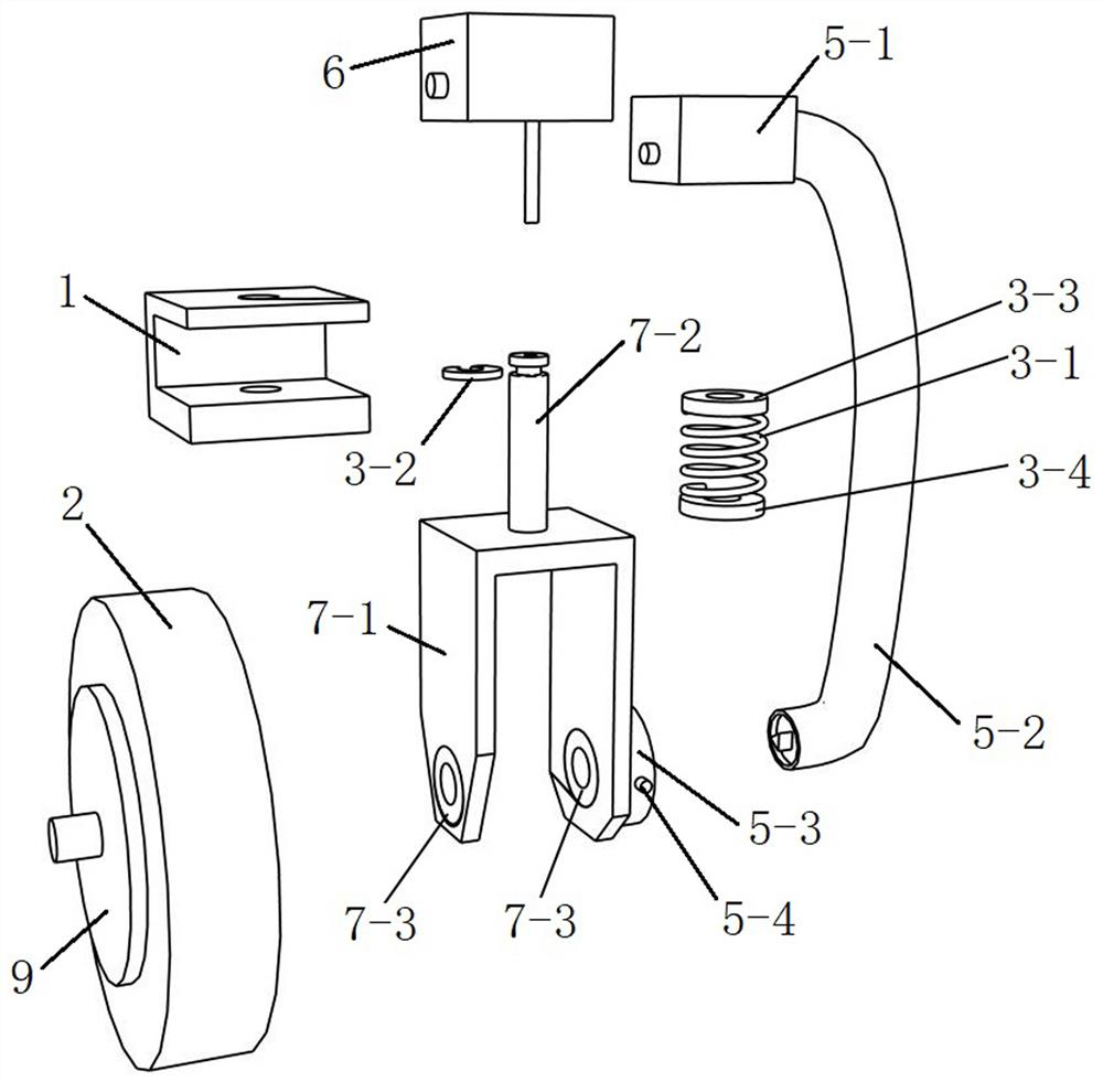 A flexible shock-absorbing smart car wheel module