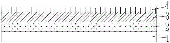 A gold and silver cardboard with siphon micropores and its preparation method and application