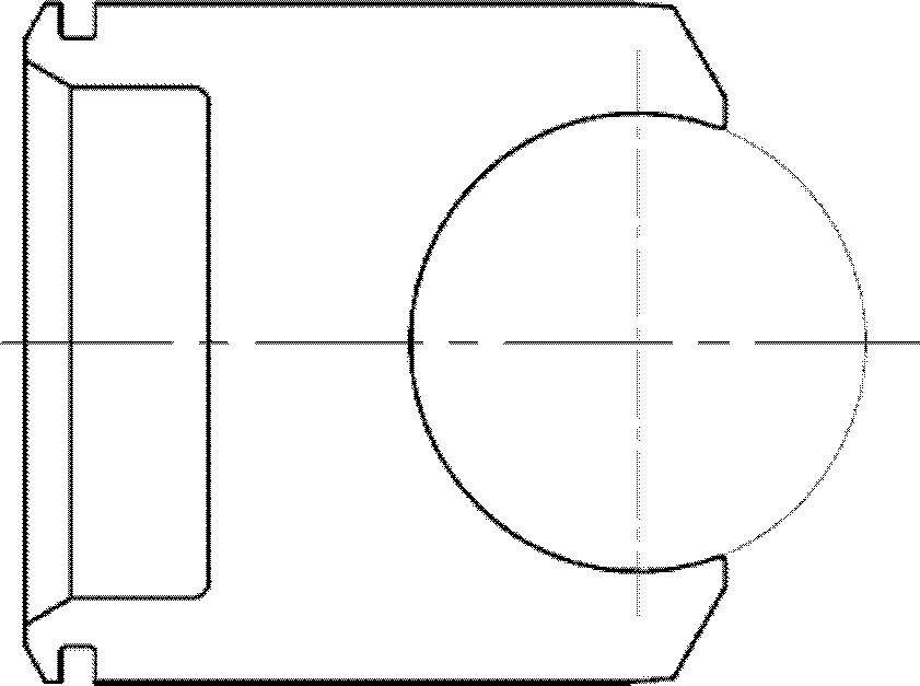 Radial piston used in hydraulic motor