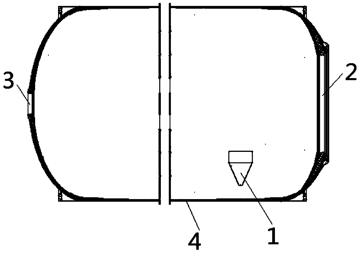 Solid propellant and horizontal additive manufacturing method thereof