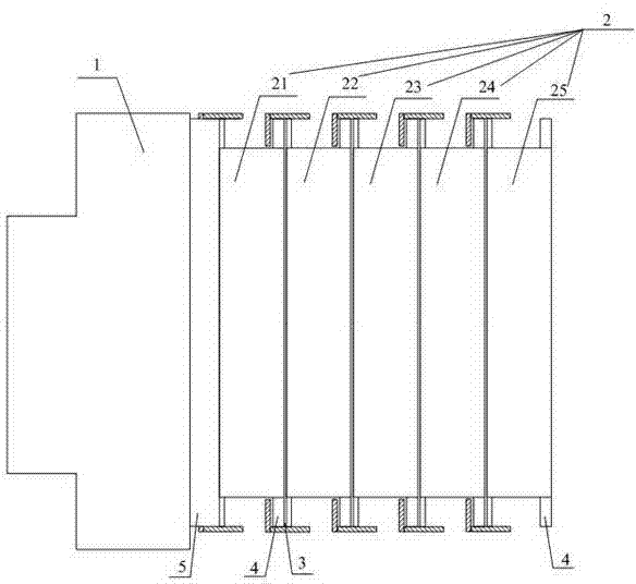 Spot monitoring type low-voltage power parameter monitoring system