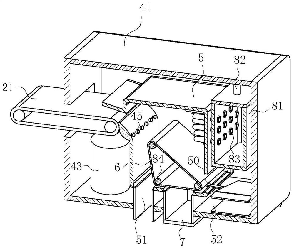 Movable photoelectric separation robot for coal and gangue