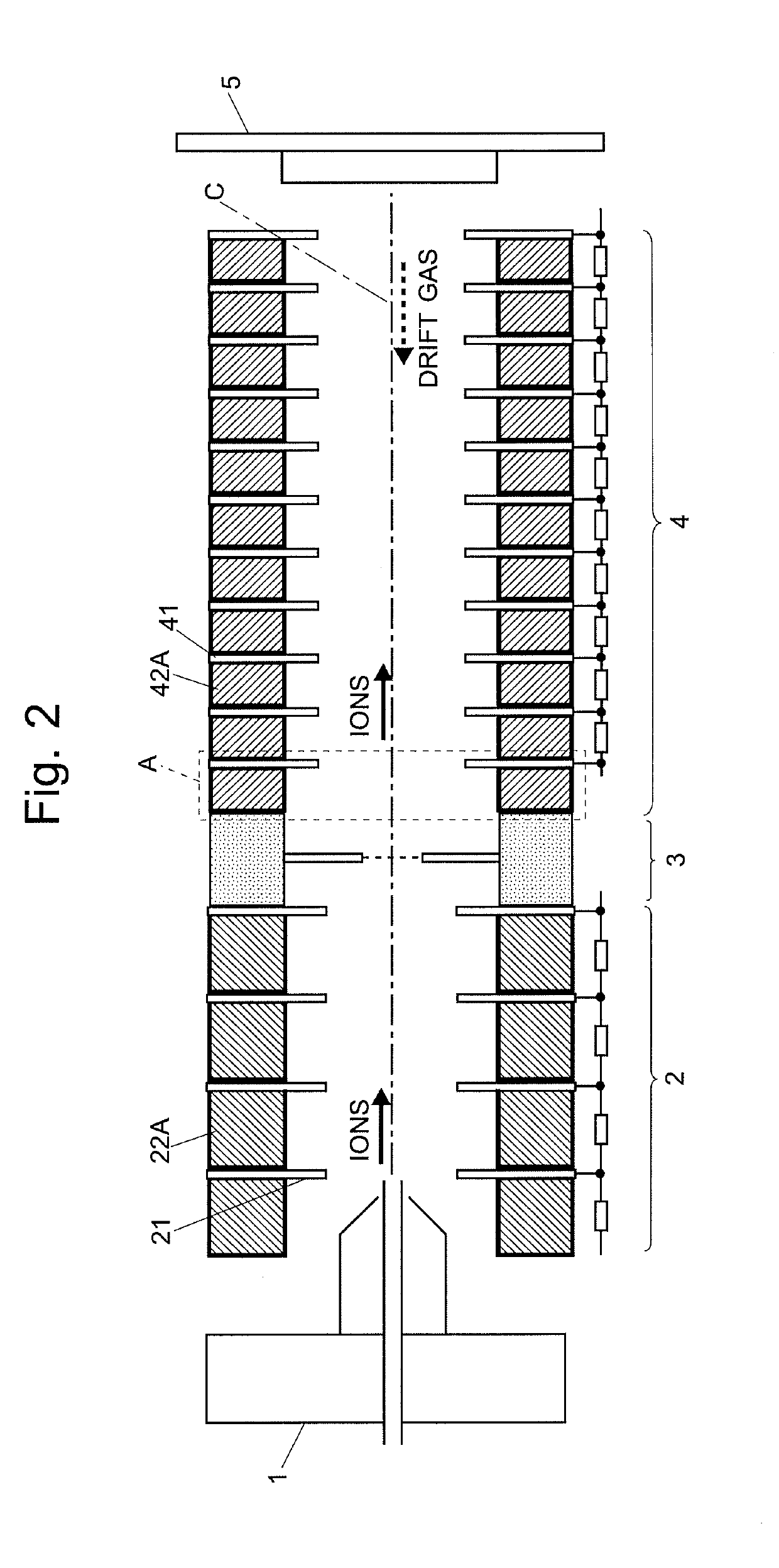 Ion transport device and ion mobility spectrometer