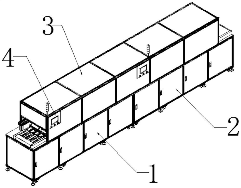 A pcb ink curing device