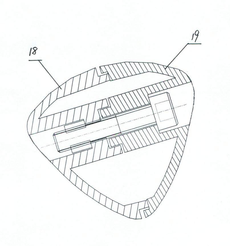 Injection-molded bicycle frame by using carbon-plastic material