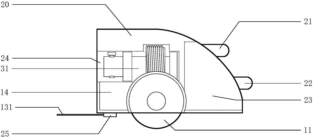 Winding, climbing and detection sampling car