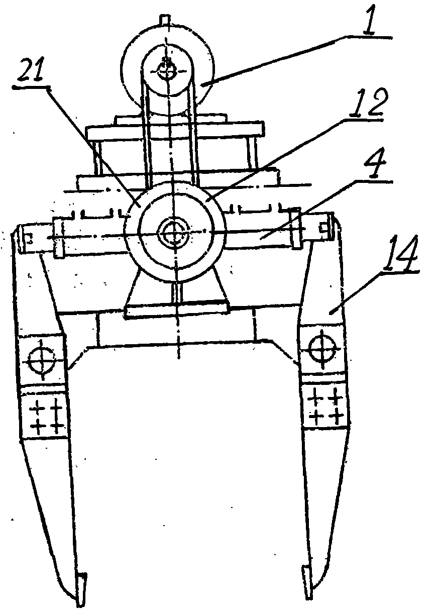 Small forced vibrating asynchronous-clamping hydraulic tamper