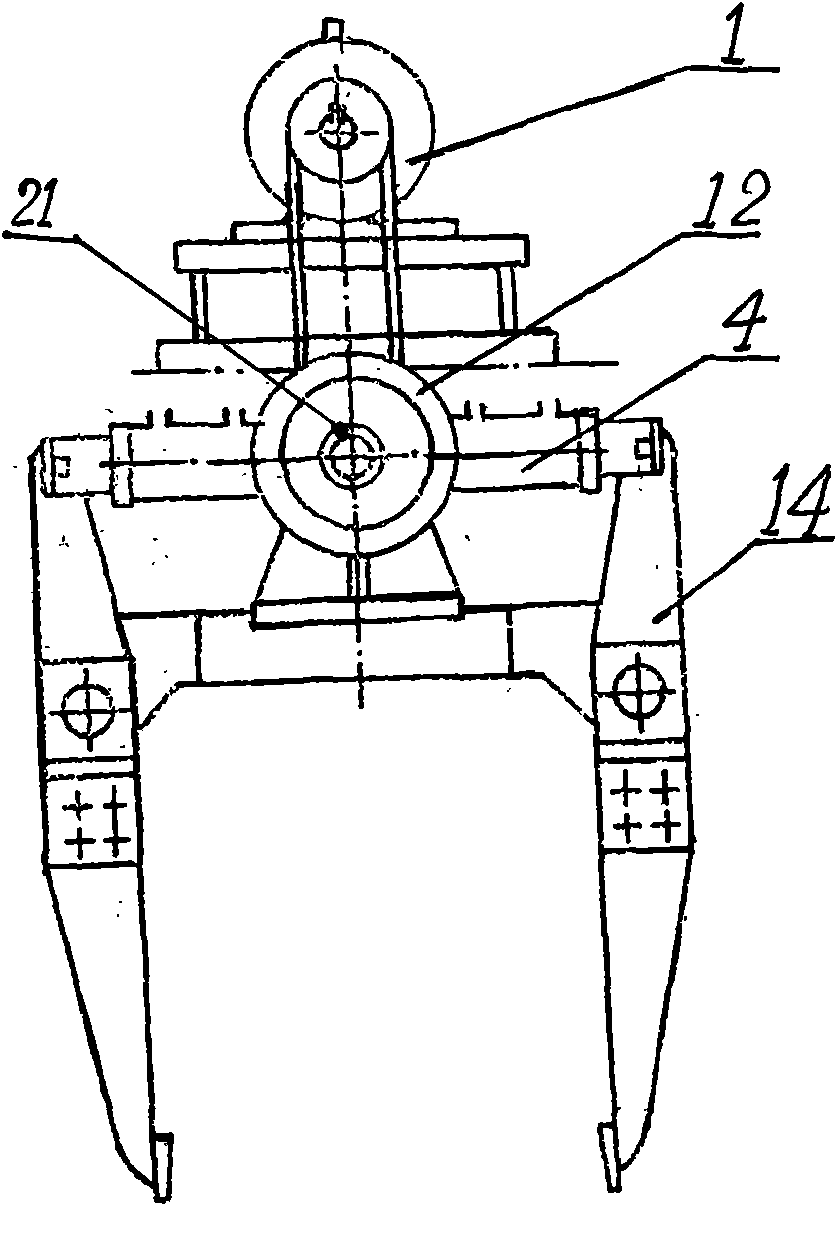 Small forced vibrating asynchronous-clamping hydraulic tamper