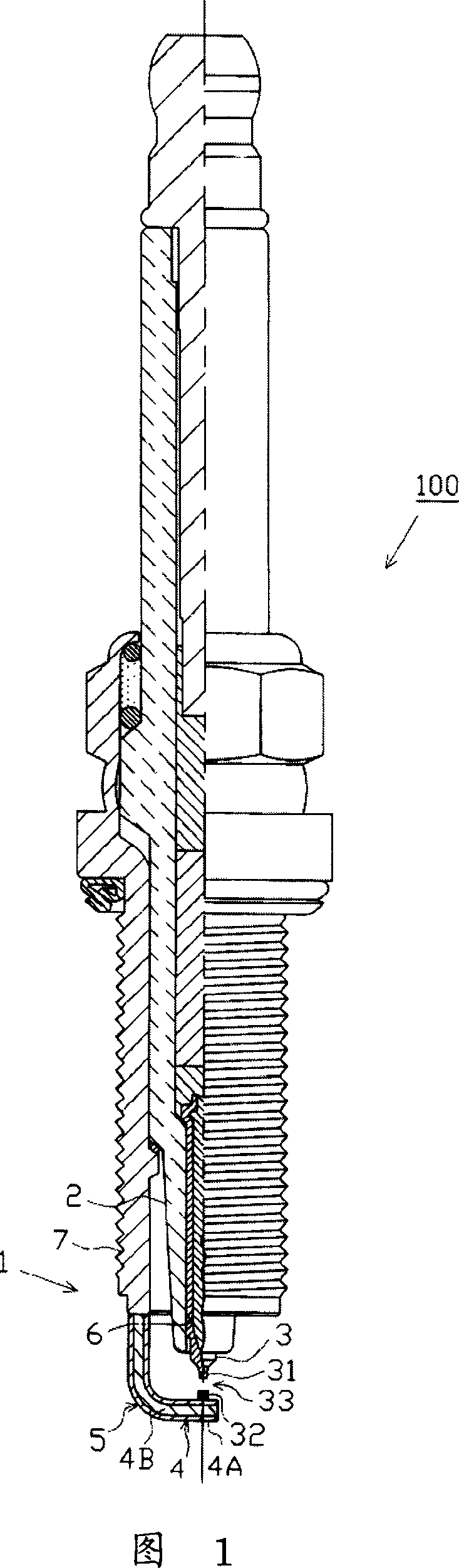 Spark plug for use in an internal-combustion engine