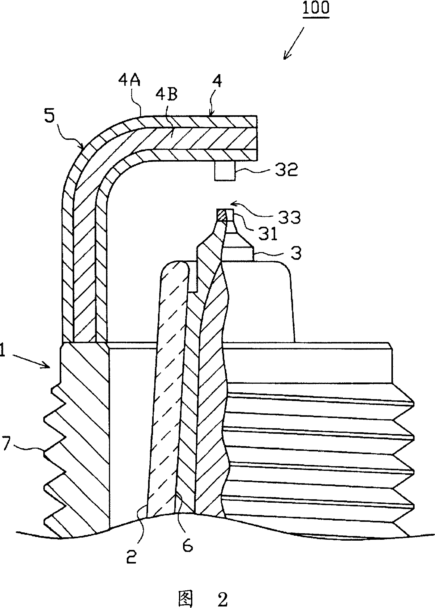 Spark plug for use in an internal-combustion engine