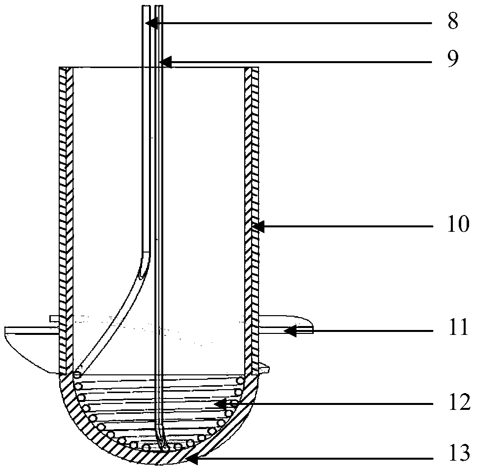 A preparation device and method for a large-scale fine-grained homogeneous aluminum alloy ingot