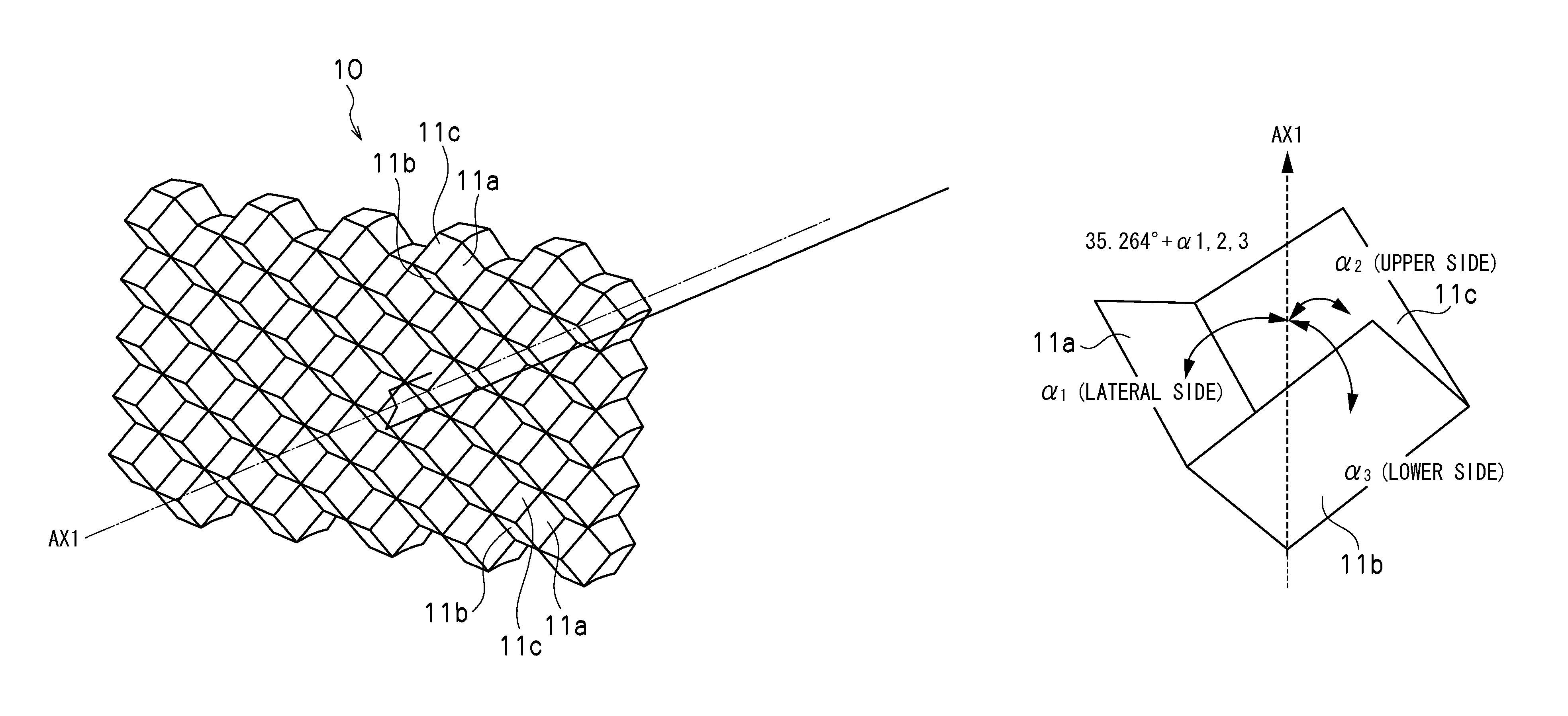 Vehicle reflector and reflex pin