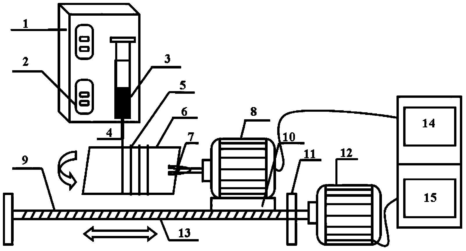 Microfluid spinning device used for preparing orderly orienting fiber