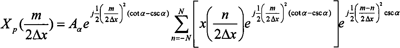 Normalized leakage LMS self-adaptive mobile target detector based on FRFT