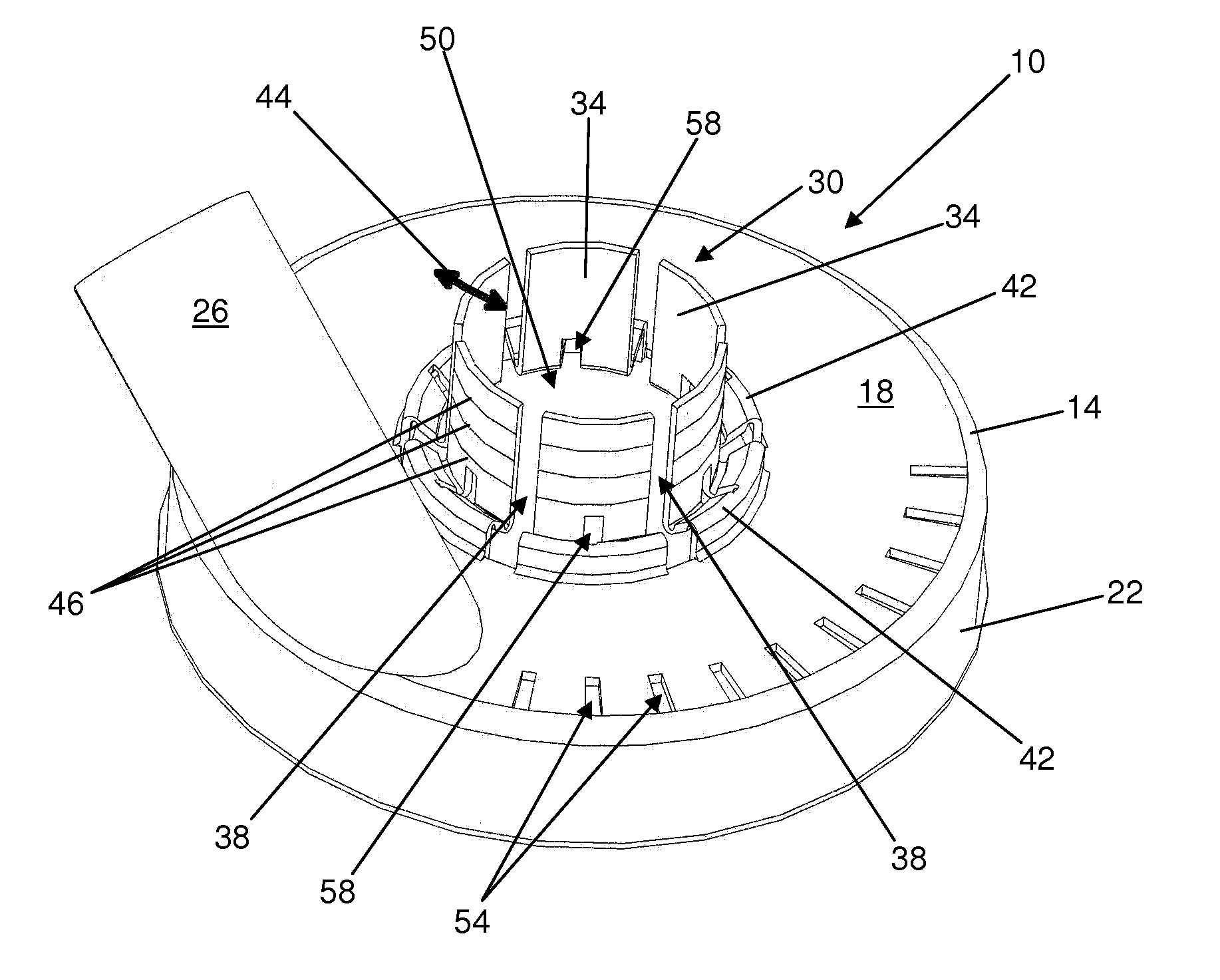 Angle grinder dust shroud with unitary adjustable mounting collar