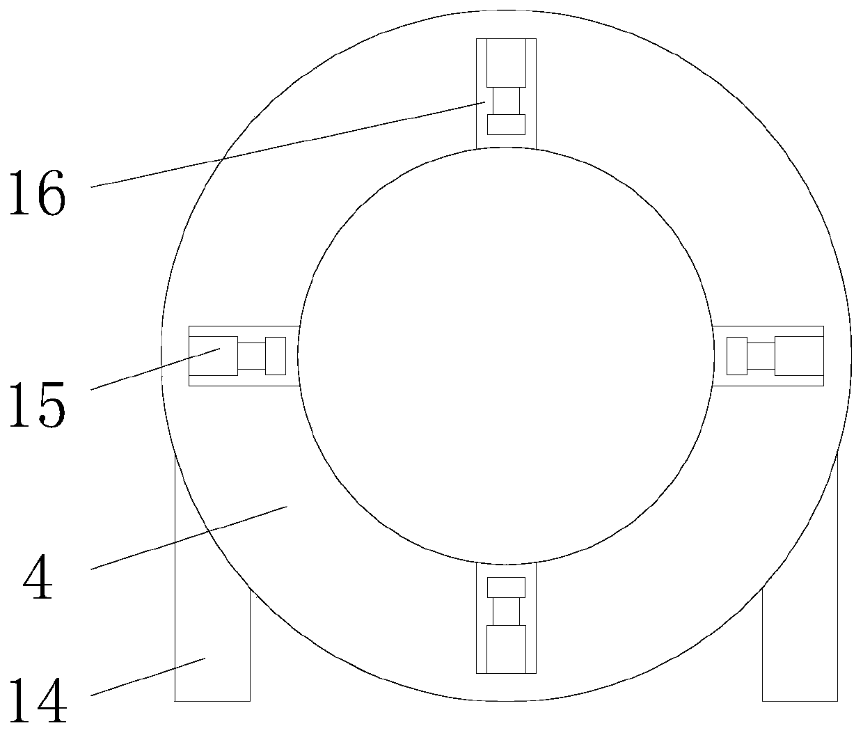 Fixing device for metal product machining