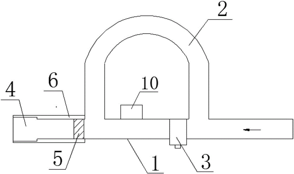 Efficient exhaust pipe device