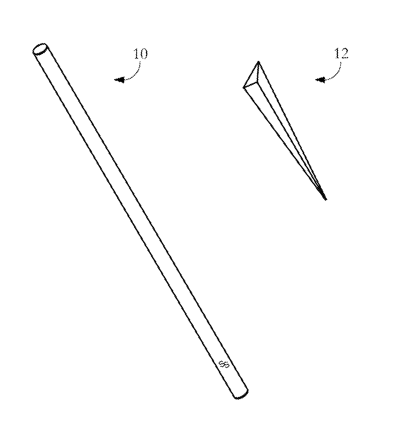 Drug detection straw